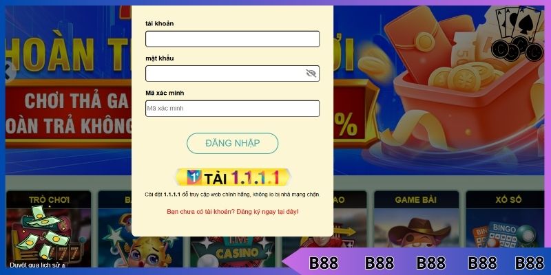 Các bước đăng nhập mới nhất